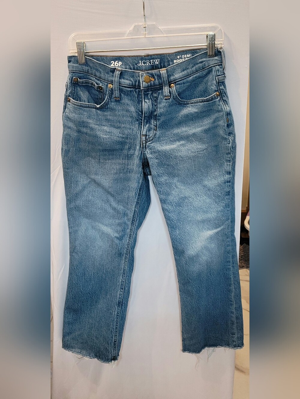 J. Crew Medium Blue Demi Boot Cut Jeans